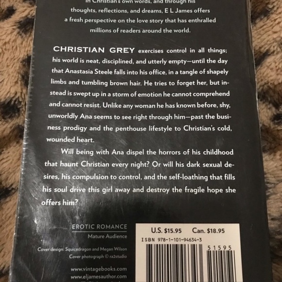 4/$20 Grey Fifty shades of Grey 4th in series Christian’s view - Picture 2 of 2